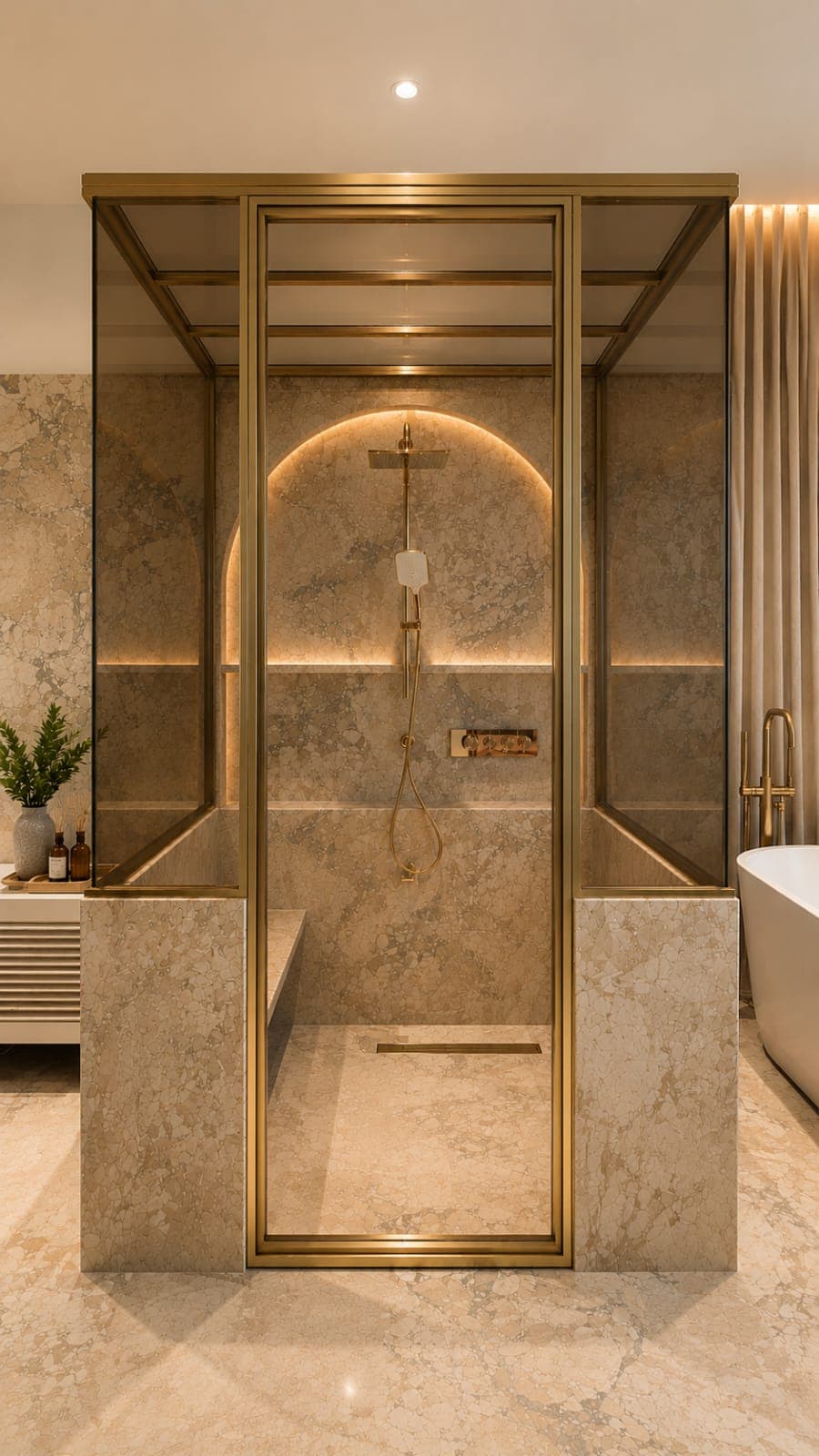 Luxury Shower Partition