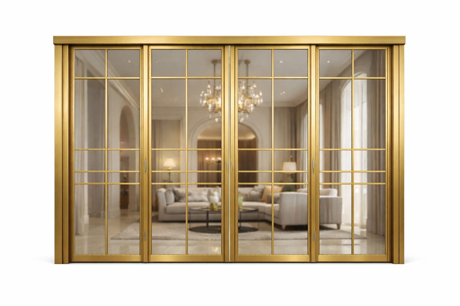 Modern Bronze Partition